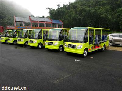  凯驰电动观光车楼盘小区看房车景区燃油旅游观光车